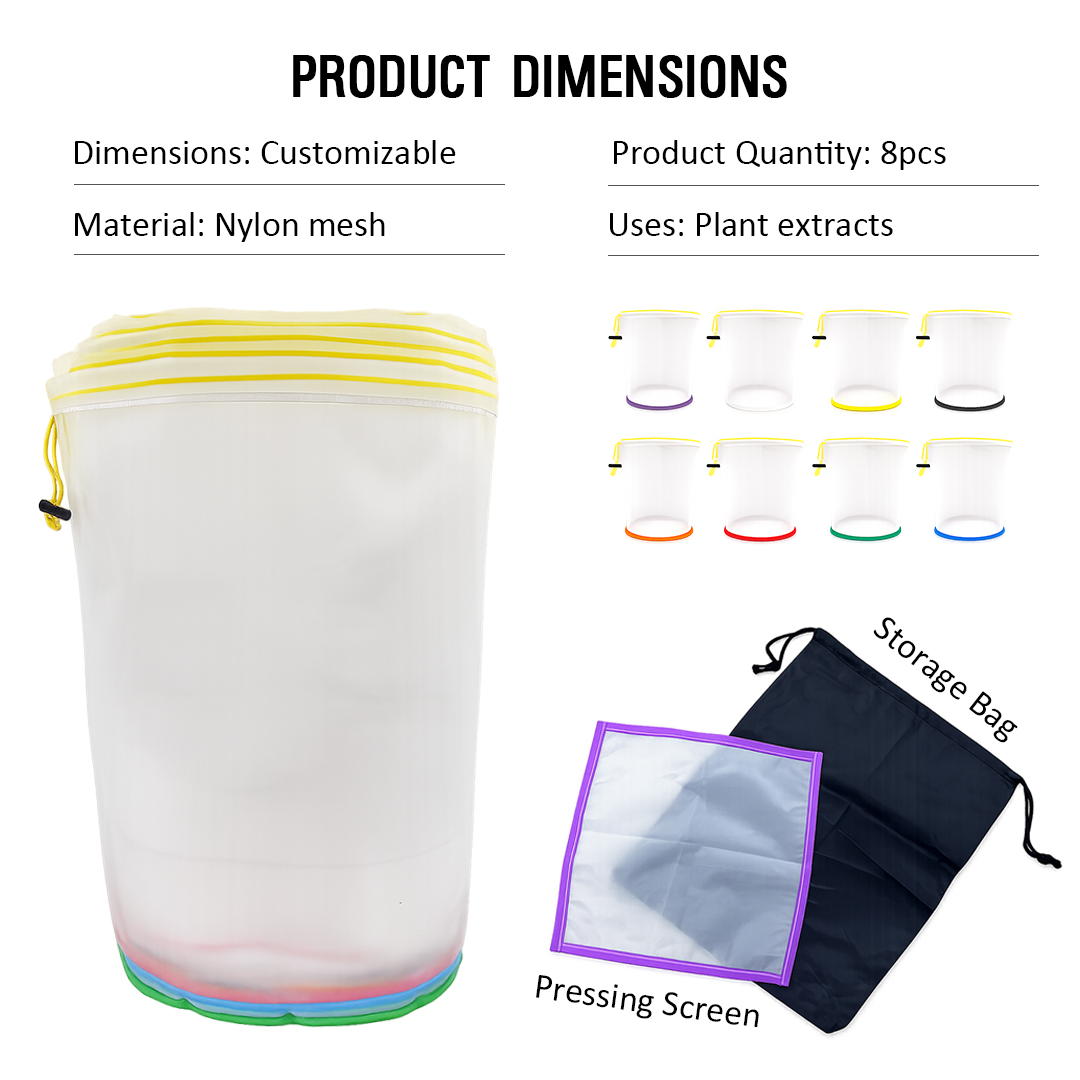 5 Gallon All Mesh Bubble Hash Bags- Single Bag thumbnail 4