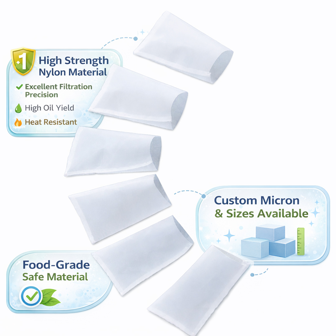 Premium Rosin Filter Bags, 2"×3" , 25, 37, 73, 90,120 and 160 Micron Mesh Size Options thumbnail 5